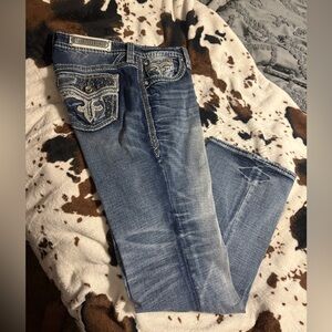 Rock Revival Light Blue Boot Cut Jeans